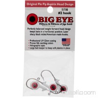 Fle Fly Big Eye Jig Head 1/16oz White   550272081